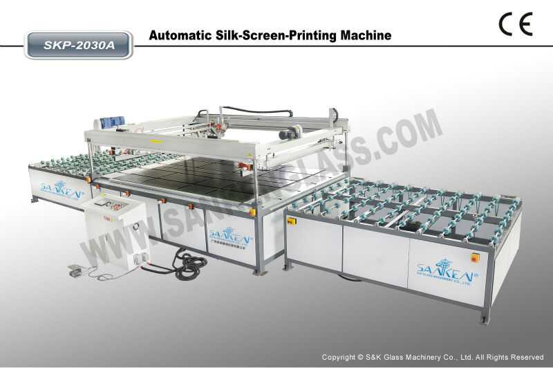 Automatic Silk Screen Printer Glass Printing Machine